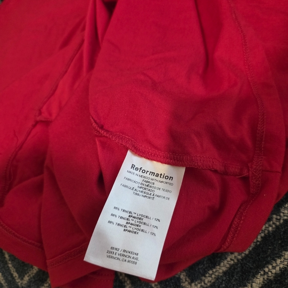 Reformation Xena Maxi Dress, XS, Color Lipstick, Halter Maxi Dress - Picture 6 of 6